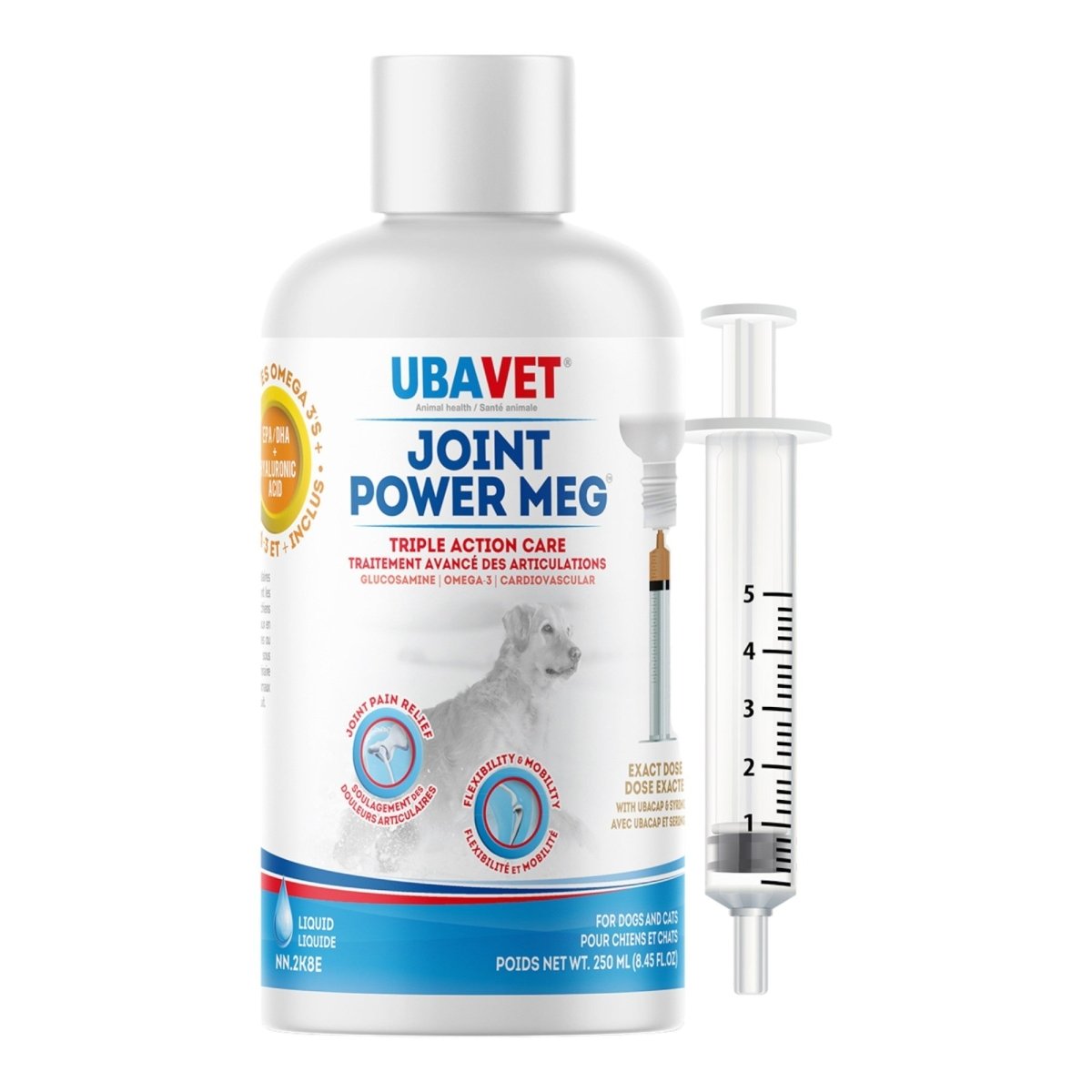 UBAVET Joint Power MEG Maximum Joint Care Liquid for Cats and Dogs - The Snag Bin