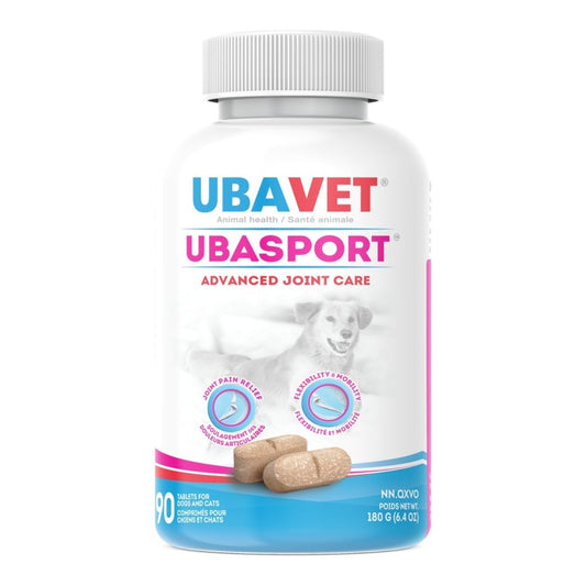 UBAVET UBASPORT Advanced Joint Care Tablets for Dogs & Cats - The Snag Bin
