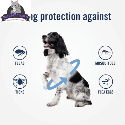 Ultimate Flea & Tick Protection Collar for Dogs - One Size Fits All, Lasts 6 Months - The Snag Bin