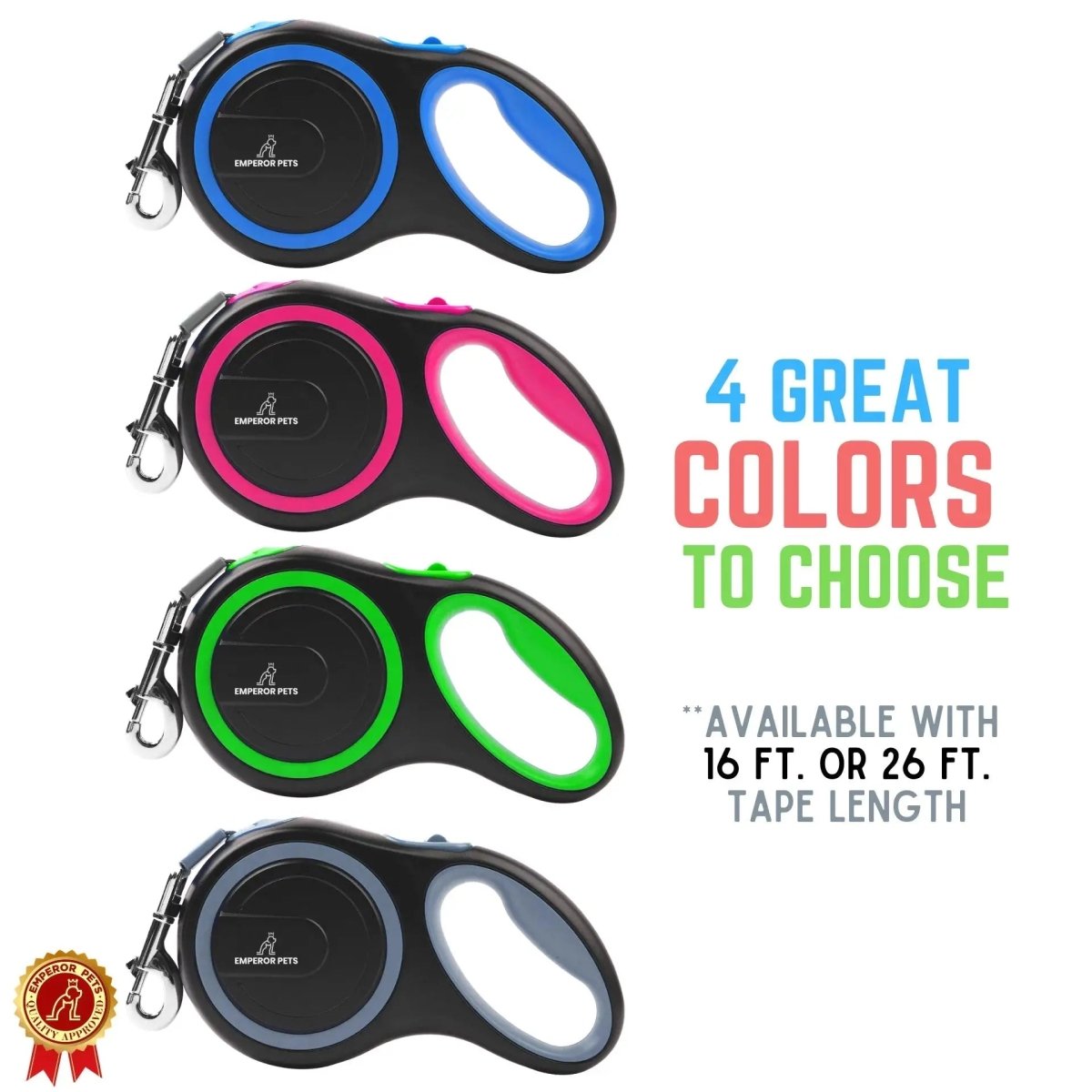 Unleash Adventure! 🌟 16ft Heavy - Duty Retractable Leash for Large Dogs (up to 110lbs) 🐾 - The Snag Bin