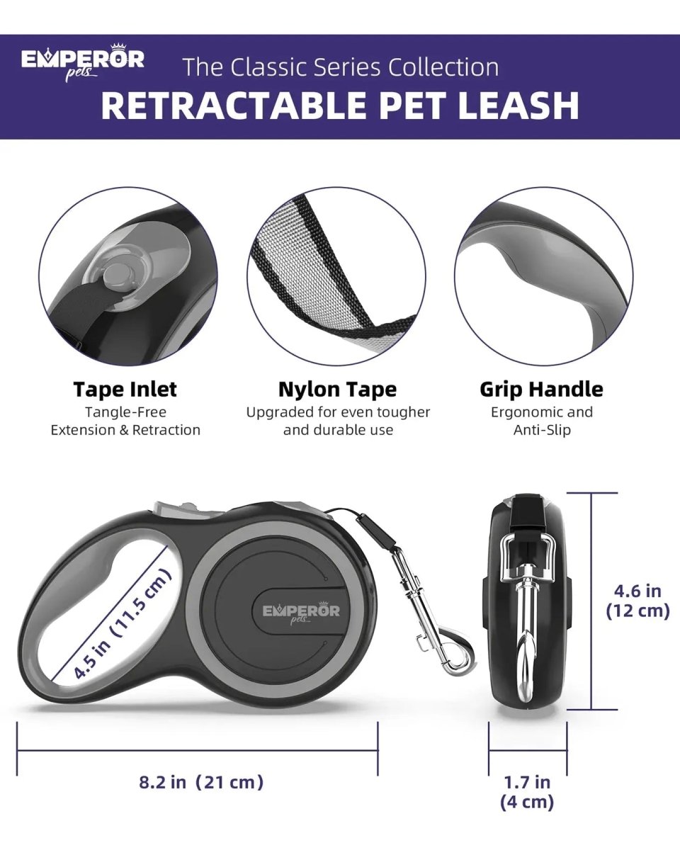 Unleash Adventure! 🌟 16ft Heavy - Duty Retractable Leash for Large Dogs (up to 110lbs) 🐾 - The Snag Bin