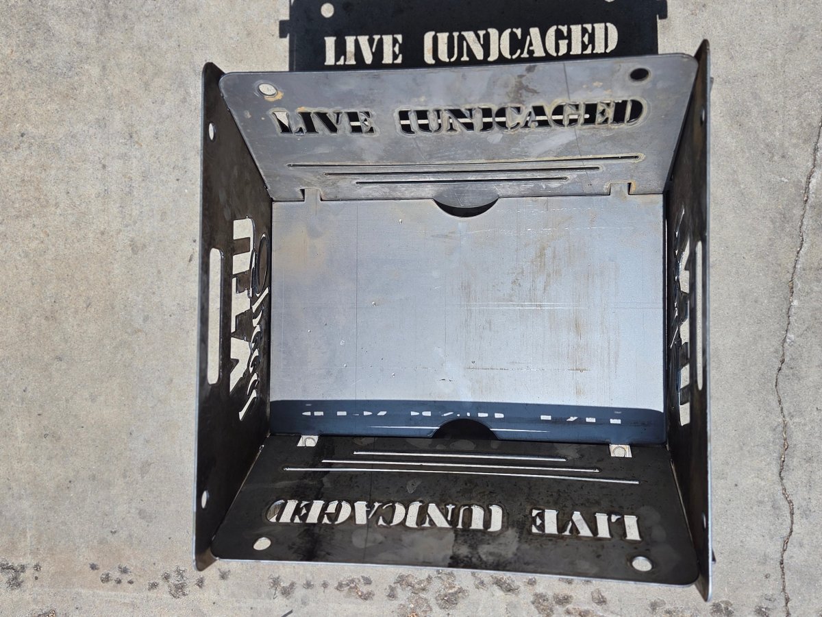 UTV SPEED PORTABLE FIRE PIT - The Snag Bin