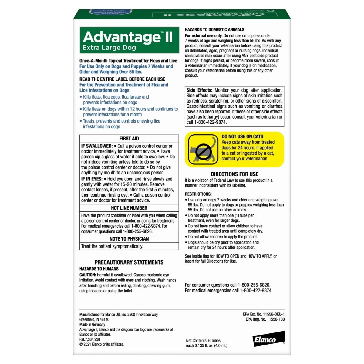Vet - Recommended Flea Prevention for XL Dogs 55 Lbs+, 6 - Monthly Treatments - The Snag Bin