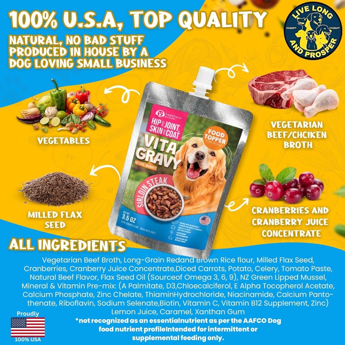 VITA - GRAVY® SIRLOIN STEAK - The Snag Bin