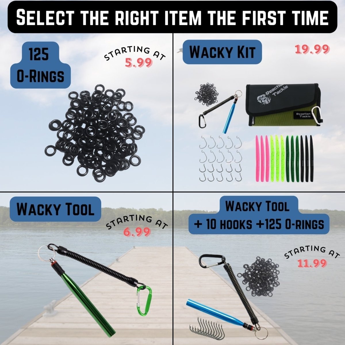 Wacky Worm Tools, Sets and Kits - The Snag Bin