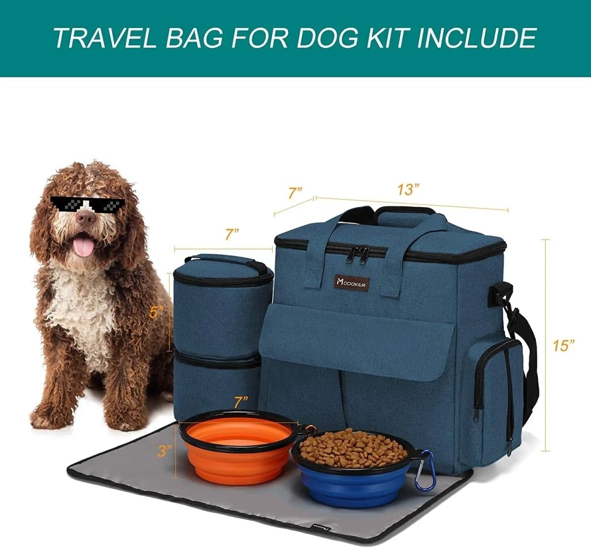 Weekend Pet Travel Set for Dog and Cat - The Snag Bin