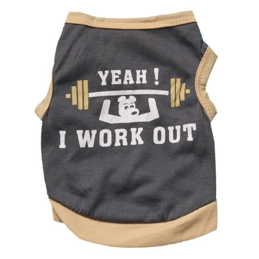 Weight Lifting Small Pet Vest - The Snag Bin