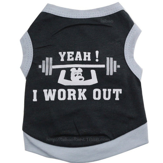 Weight Lifting Small Pet Vest - The Snag Bin