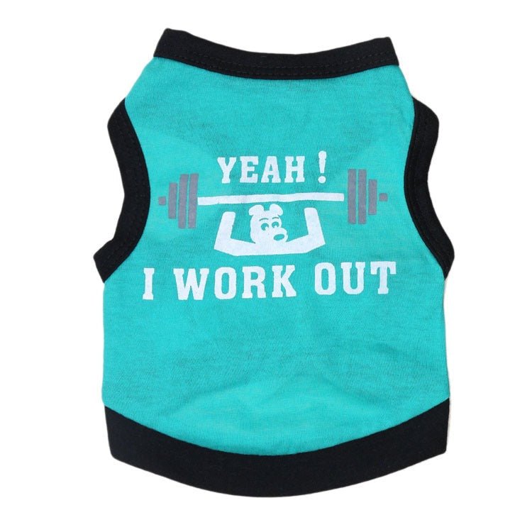 Weight Lifting Small Pet Vest - The Snag Bin