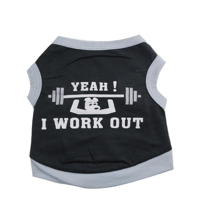 Weight Lifting Small Pet Vest - The Snag Bin