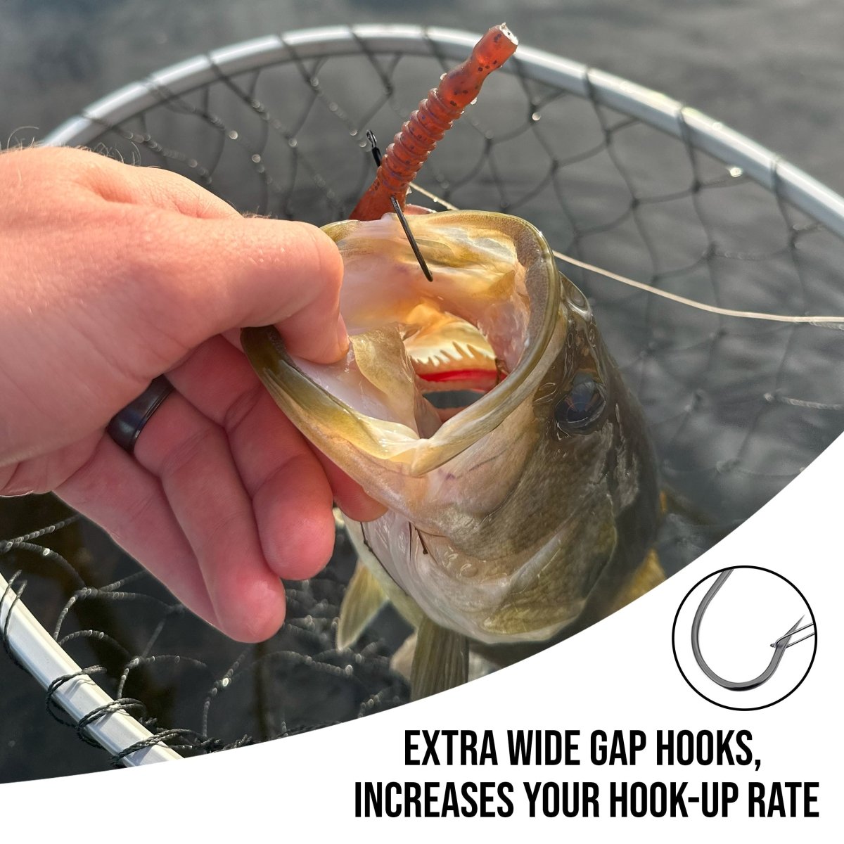 Wide Gap Wacky Hooks (25 - PACK) - The Snag Bin