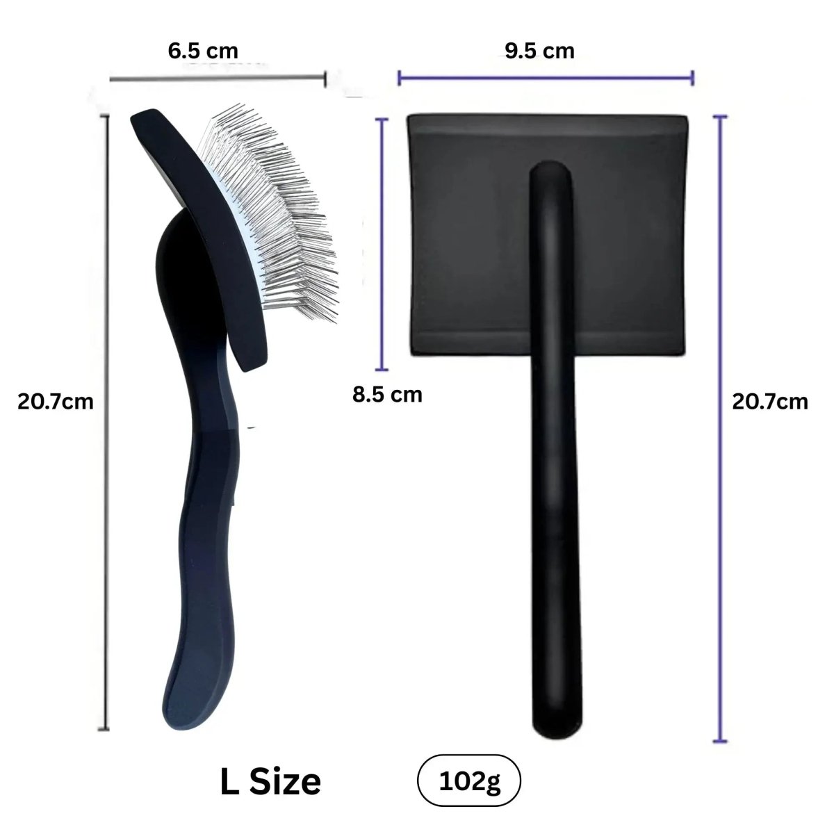 Wooden Handle Pet Brush - The Snag Bin