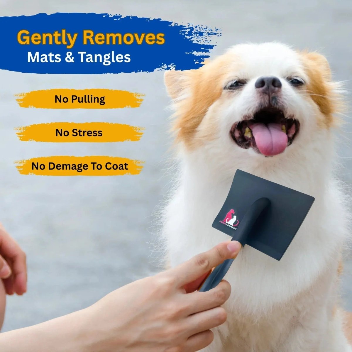 Wooden Handle Pet Brush - The Snag Bin