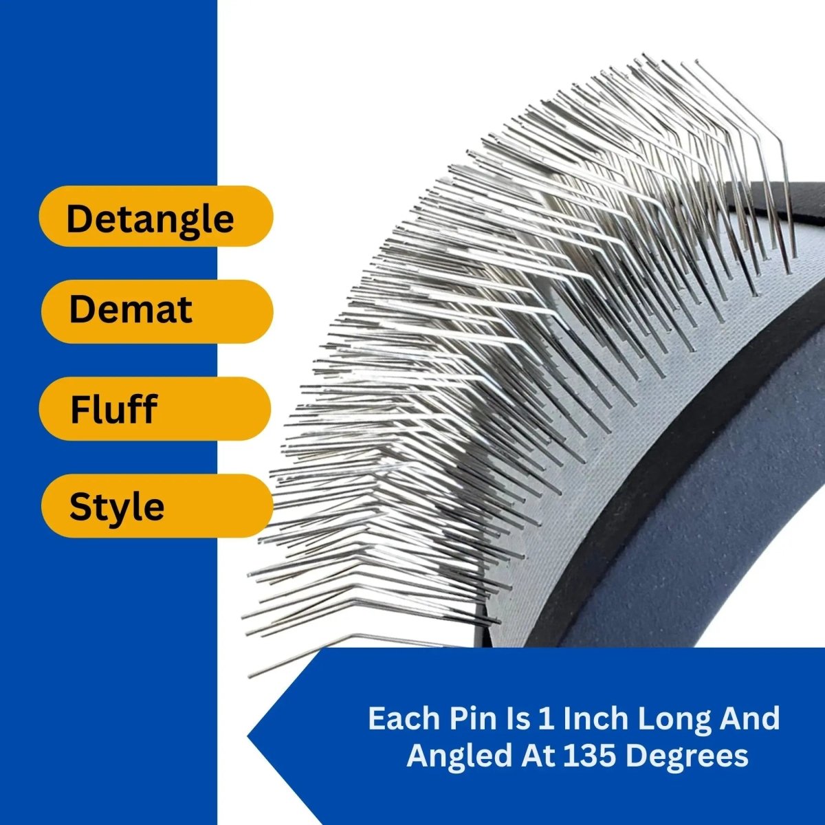 Wooden Handle Pet Brush - The Snag Bin