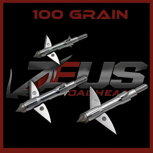 ZEUS 100 GRAIN BROADHEADS (3 PACK) - The Snag Bin