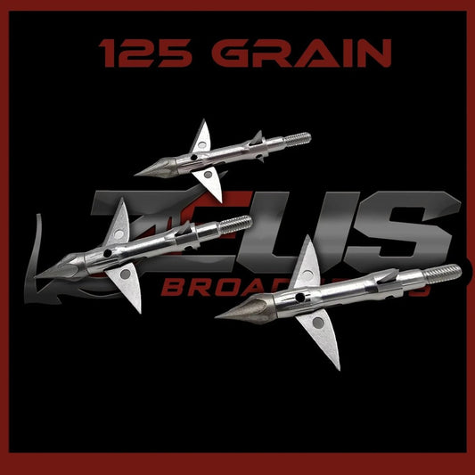 ZEUS 125 GRAIN BROADHEADS (3 PACK) - The Snag Bin